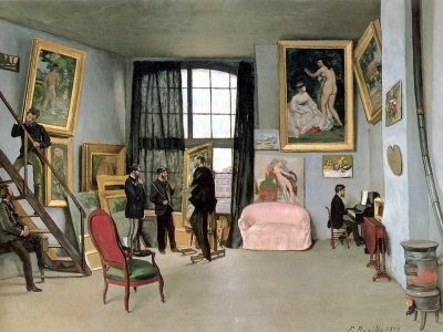 Bazille - The Artist s Studio on Condamine Street
