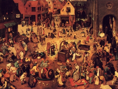 Bruegel - The Fight Between Carnival and Lent
