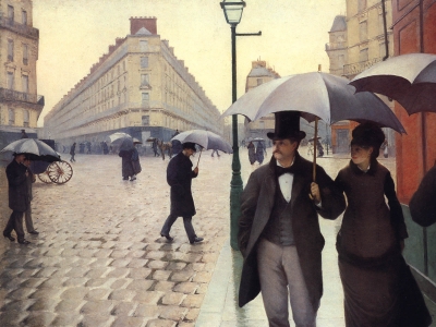 Caillebotte - Paris  a Rainy Day
