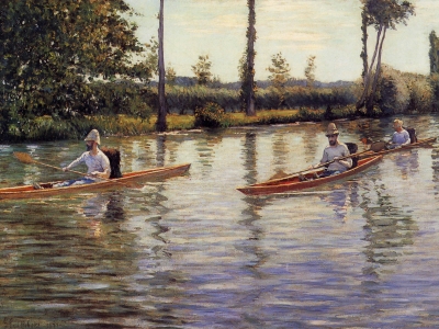 Caillebotte - Sculls on the Yerre
