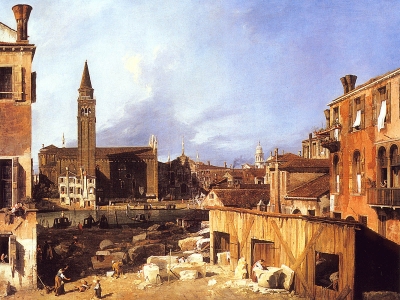 Canaletto - The Stonemason s Yard
