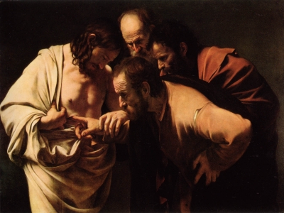 Caravaggio - The Incredulity of St  Thomas
