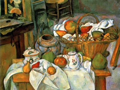 Cezanne - Still Life with a Basket
