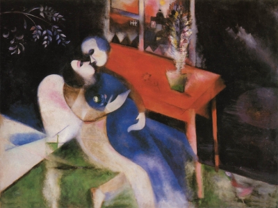 Chagall - The Lovers
