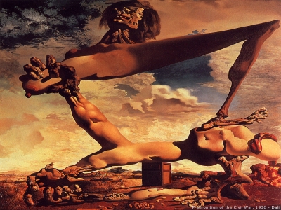 Dali - Premonition of the War
