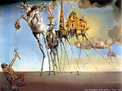 Dali - The Temptation of St  Anthony
