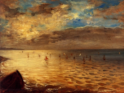 Delacroix - The Sea at Dieppe
