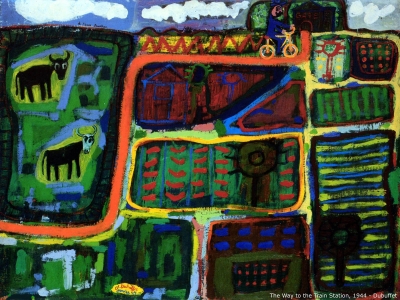 Dubuffet - The Way to the Subway Station
