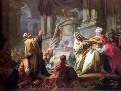 Fragonard - Jeroboam Sacrificing to Idols
