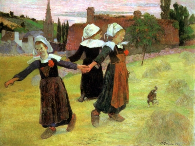 Gauguin - The Circle of Little Breton Girls
