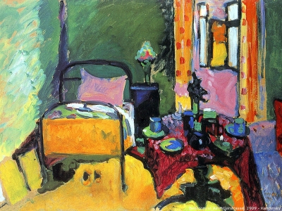 Kandinsky - Bedroom of Ainmillerstrasse
