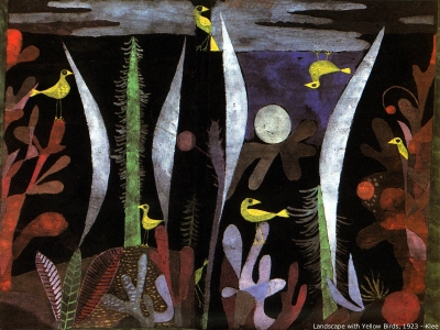 Klee - Landscape with Yellow Birds
