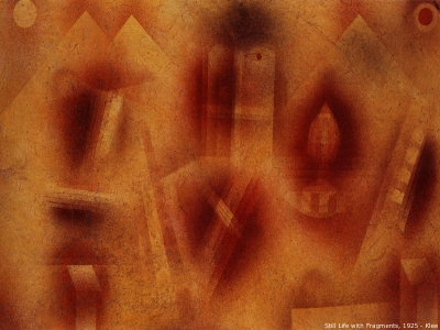 Klee - Still Life with Fragments
