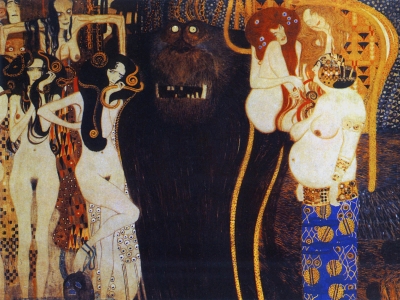 Klimt - The Hostile Powers  from the Beethoven Frieze
