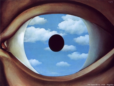 Magritte - The False Mirror
