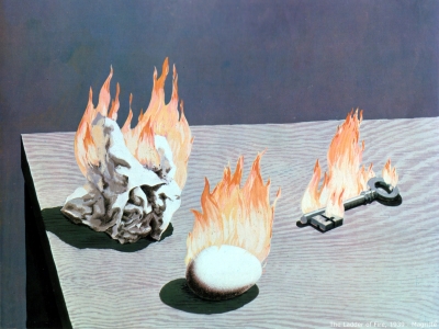 Magritte - The Ladder of Fire
