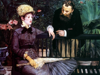 Manet - In The Conservatory
