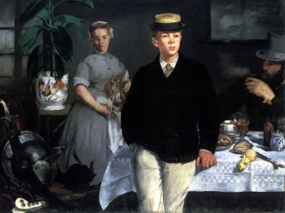 Manet - Luncheon in the Studio
