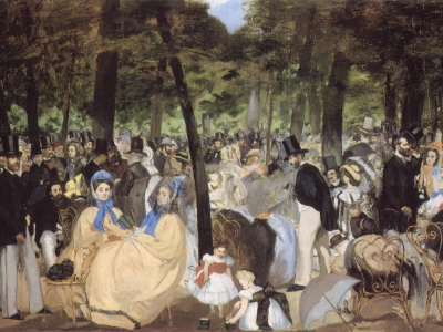 Manet - Music in the Tuileries Gardens 001
