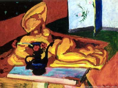 Matisse - Sculpture and a Persian Vase
