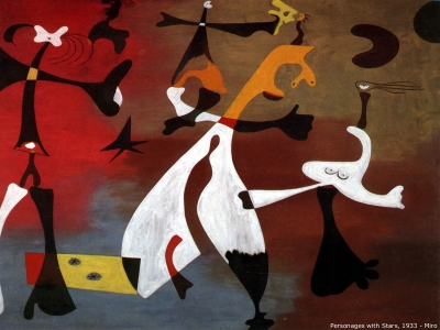 Miro - Personage with Stars
