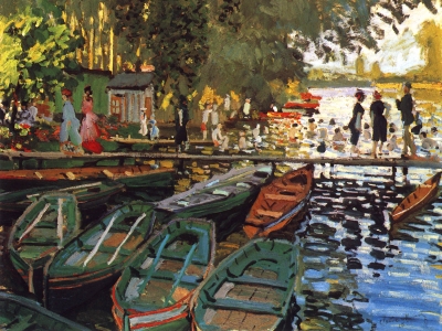 Monet - Bathing at La Grenouillere
