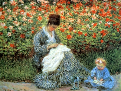 Monet - Camille Monet with a Child
