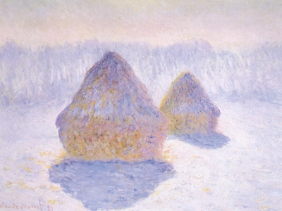 Monet - Haystacks in the Snow
