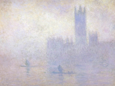 Monet - Houses of Parliament  Fog
