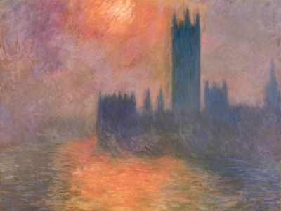 Monet - Houses of Parliament  Sunset
