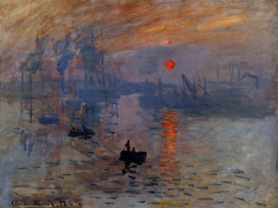 Monet - Impression  Sunrise
