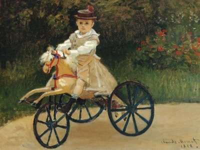 Monet - Jean Monet on His Mechanical Horse
