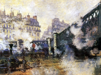 Monet - Saint-Lazare Train Station
