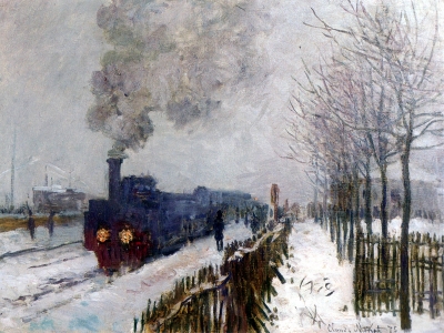 Monet - Train in the Snow
