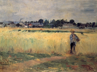 Morisot - Amongst the Wheat
