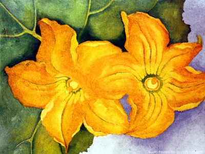 O Keeffe - Squash Flowers  1 
