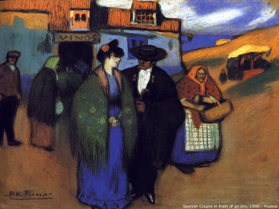 Picasso - Spanish Couple at Inn
