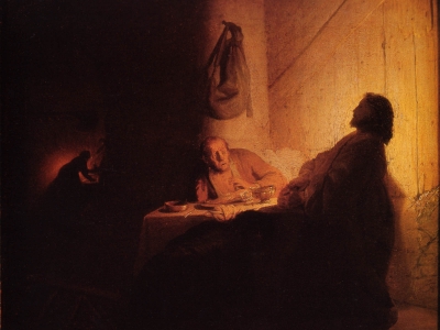 Rembrandt - Christ at Emmaus
