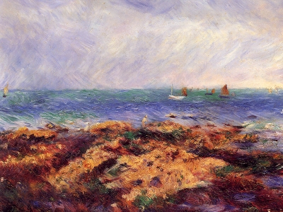 Renoir - Low Tide at Yport
