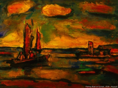 Rouault - Fishing Boat at Sunset
