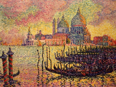 Signac - Entrance to the Grand Canal  Venice
