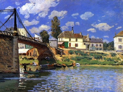 Sisley - Bridge at Villeneuve-la-Garenne
