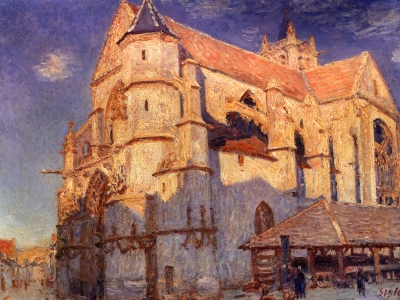 Sisley - The Church at Moret
