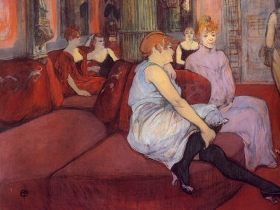 Toulouse-Lautrec - The Parlor at Rue des Moulins
