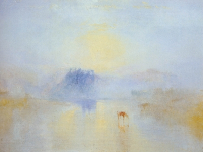 Turner - Norham Castle  Sunrise
