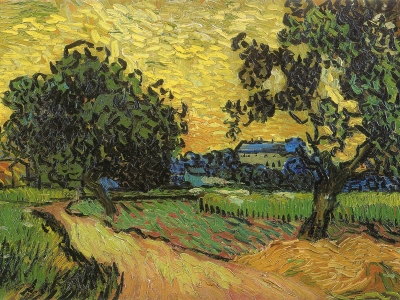 Van Gogh - Landscape at Twilight
