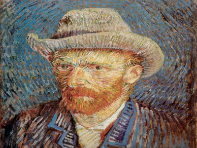 Van Gogh - Self Portrait with Felt Hat
