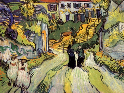 Van Gogh - Stairway at Auvers
